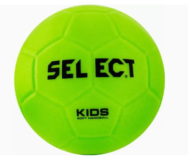 Мяч гандбольный резиновый SELECT SOFT KIDS размер 00 салатовый